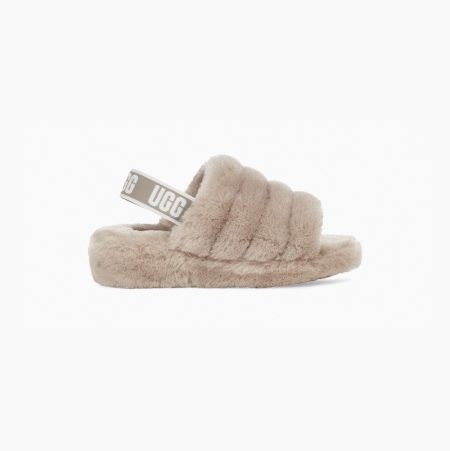 UGG Fluff Yeah - Badesandaler Dame - Beige (NO-F599)